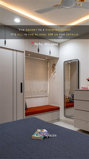 Luxury Window Blinds Design | Nyla 3BHK Apartment | Zebra & Fabric Blinds for Every Room #interior