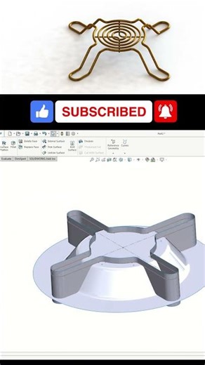 Solidworks CAD Design Exercise 184 Stainless Steel Intersection Curve Wind Shield Grid Modeling Shor