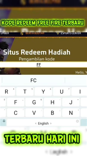 KODE REDEEM FREE FIRE TERBARU HARI INI 2026🔥#shorts#freefire
