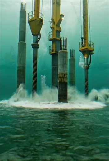 This bridge didn’t start above water… it started beneath it.