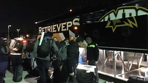 Fans welcome home UMBC basketball team from NCAA Tournament
