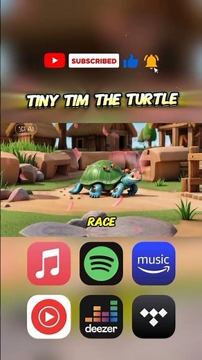Tiny Tim the Turtle | Fairy Tale Songs For Children's