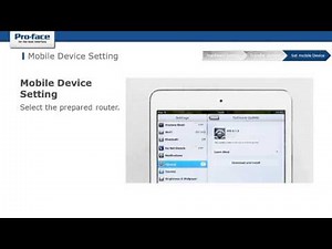 Pro-face Remote HMI - Quick 3 step guide to use the mobile app