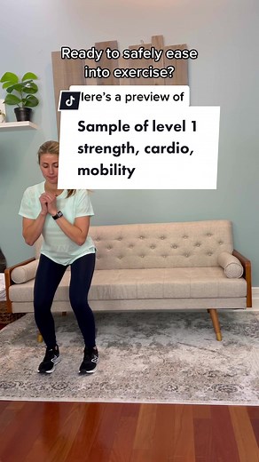 Start your program on your schedule! Join our community for support & encouragement👍🏻✅ #beginnerworkout #beginnerfitness #weightlossforbeginners #weightlossforwomen #easyworkoutsathome #15minuteworkout