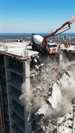 😱💥 Massive Construction FAIL — Building Crashes Down in Seconds! 🏗️ #aivideo #crash #shorts