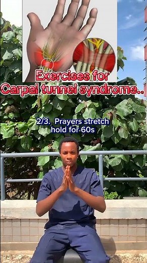 3 Simple Exercises for Carpal Tunnel Syndrome Relief | Physiotherapist Guide #seo #shorts