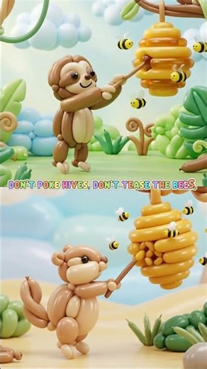 Y Z Yak Zebra 🐝🎈 Don’t Poke Beehives | Funny Balloon ABC Song | Learn ABC with Animals