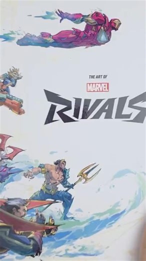 Art of Marvel Rivals Video Game art book #artbooks #artbookreview #marvel #videogameart