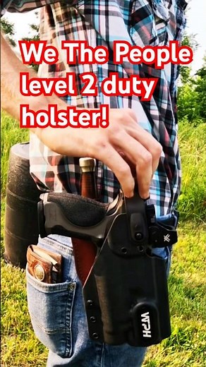 We The People level 2 duty holster! Full video/review on my channel! #guncommunity #wethepeople