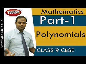 CBSE Syllabus Class 9 Mathematics | Polynomials | Part-1