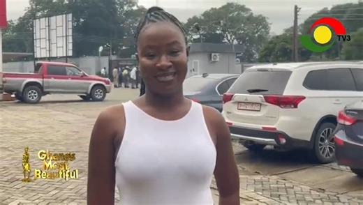 I started watching Ghana's Most Beautiful at the age of eight so being here is a dream come true - GMB2025 contestant, Pamela spoke to our team as she auditions for the crown on the TV3 premises. #TV3GH | TV3 Ghana