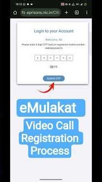 eMulakat Video Call Registration Process | Citizen Service NPIP