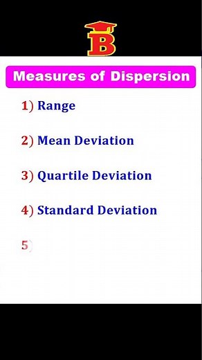 6 Types of Measures of Dispersion