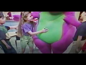 Barney Gets His Belly Tickled 0.5x Speed (Slow Motion) 0022