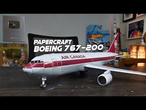 Air Canada Boeing 767-200 | papercraft
