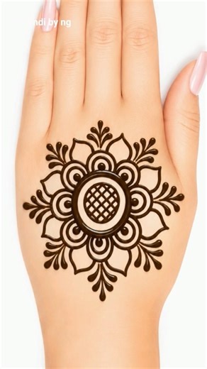 simple and unique flower mehndi designs 🌹🌿 || #mehndi #henna #creativehenna #mehndidesign