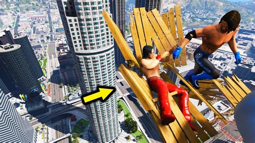 GTA 5 WWE Extreme Moments Compilation 6