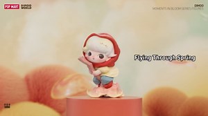POP MART DIMOO Moments in Bloom Series Blind Box Figures, Collectible Action Figure Toys for Kids Adults Holiday Birthday Gift, Single Box