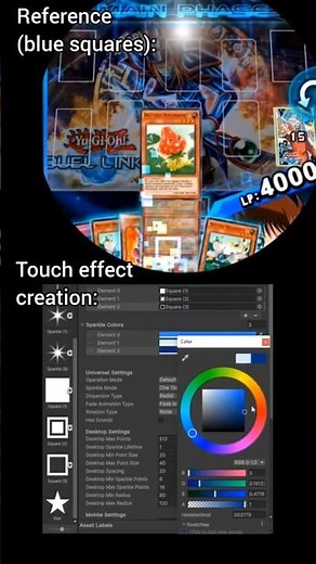 Recreating touch effects with Touch Effect System #unity #gamedev