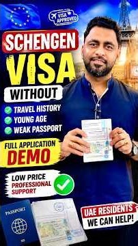 Schengen Visa Without Travel History? Young Age + Weak Passport 🇪🇺 | Full Application Demo