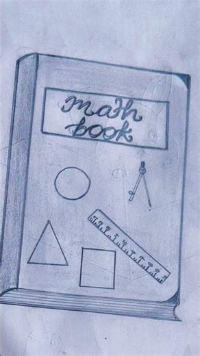 math Book 📚📖 #pencildrawing