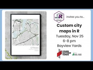 R-Ladies Ottawa (English) - Custom city maps in R - Reiko Okamoto