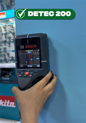 Detector de Materiales Bosch DETEC 200 para Perforar Seguro