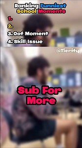 Which one was the absolute worst? 👇 ​#SchoolFails #CaughtIn4K #Tierify #FunnyMoments #ViralShorts