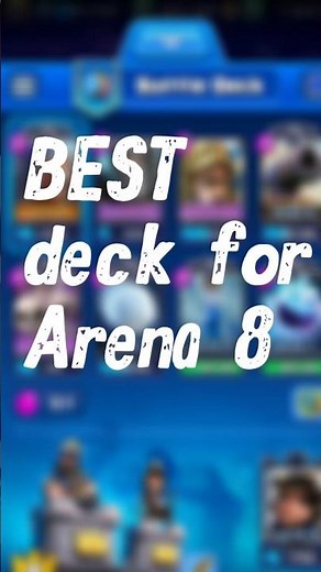 The BEST deck for arena 8! (clash royale)