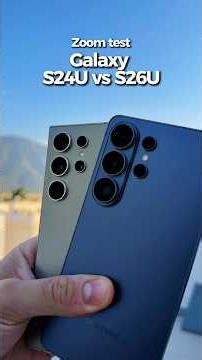 Zoom Test Galaxy S24 Ultra vs S26 Ultra 📸👀 ¿cuál gana? #Samsung #Tech #shorts #galaxys26ultra