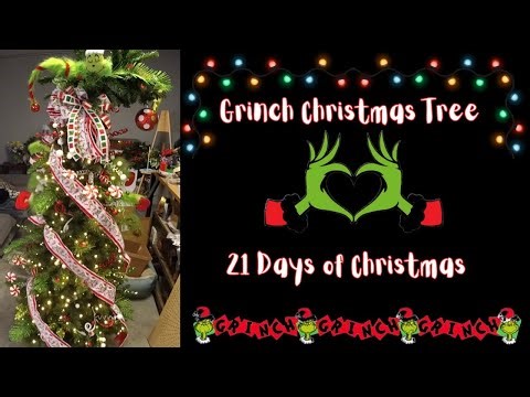Decorate Like a Pro |Transform Standard Christmas Tree into a Grinch Tree |21 Days of Christmas