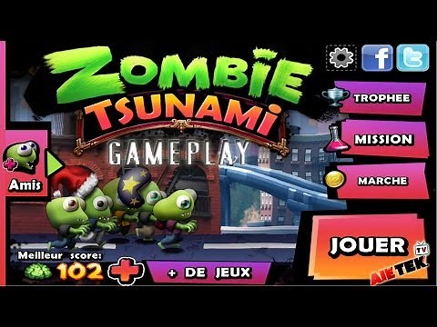 Gameplay Zombie Tsunami - All Unlocked