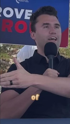 Why Charlie barely made it trough community college… #charliekirk #interview #debate #college