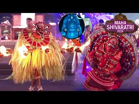 Maha Shivaratri 2026 | Kerala Fire Dancers Live Performance | Sadhguru Celebration