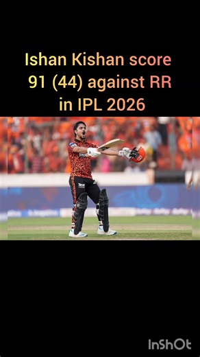 ishan Kishan against RR in IPL 2026. #viral #shorts #viratkohli #trending #rrvssrhlive #ipl2026live