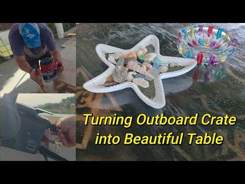 Turning Motor Crate into a Table, Trimaran Updates