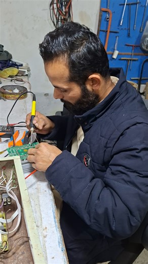 Engr Muhammad Waqar doing work UPS Repairing