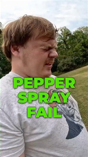 Pepper Spray Self Defense Test: 20‑Foot Reality Check & Reaction Time Truth #selfdefense #shorts