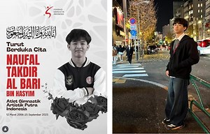 Sosok Naufal Takdir Al Bari, Atlet Gimnastik Indonesia Meninggal di Rusia, Kecelakaan saat Latihan - Tribunnews.com