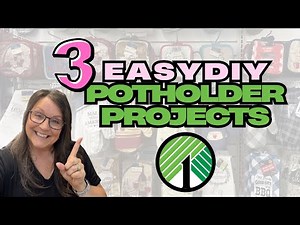 3 INSANELY Easy DIY Projects You Can Make with Dollar Tree Potholders!