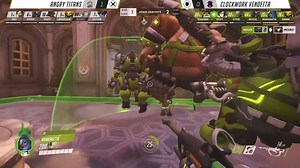 This stagger from Clockwork Vendetta is absolutely brutal 💀 #Overwatch #Contenders | Akshon
