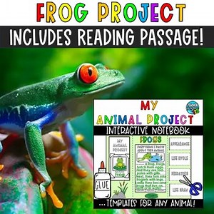 Animal Research Project 2nd 3rd 4th Grade Science No Prep Sub Plans NGSS