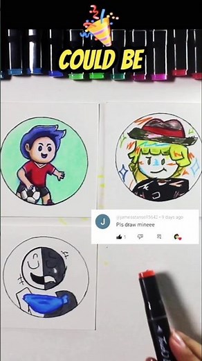 Drawing Your Profile Picture Ep5 #fnf #art #roblox