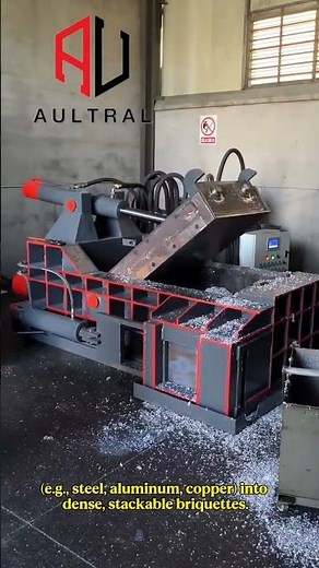 High Efficiency Horizontal Metal Baler Machine for Scrap Recycling