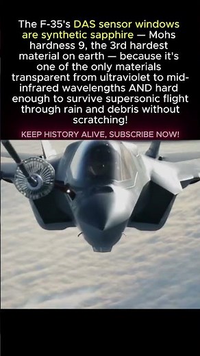 The F-35's Sensor Windows Are Made From SAPPHIRE. A Real Gemstone