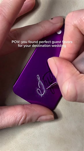 Personalized Guest Favors for Destination Weddings