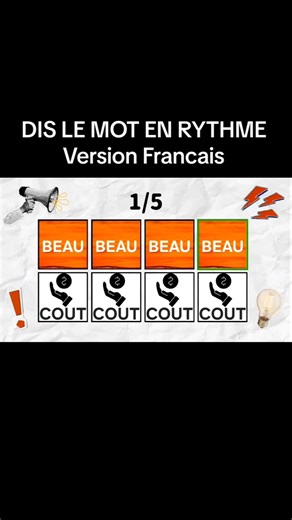 dis le mot en rythme #drôle