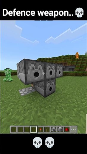 Minecraft Defence weapon.......#trendingsgorts #minecraftshorts #gaming #new