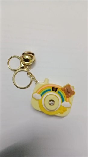 Cute cartoon projection camera keychain key ring 📸 #shots #youtube