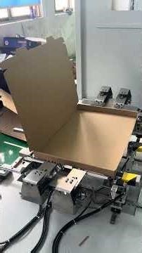 Corrugated box folding machine Airplane box folding machine